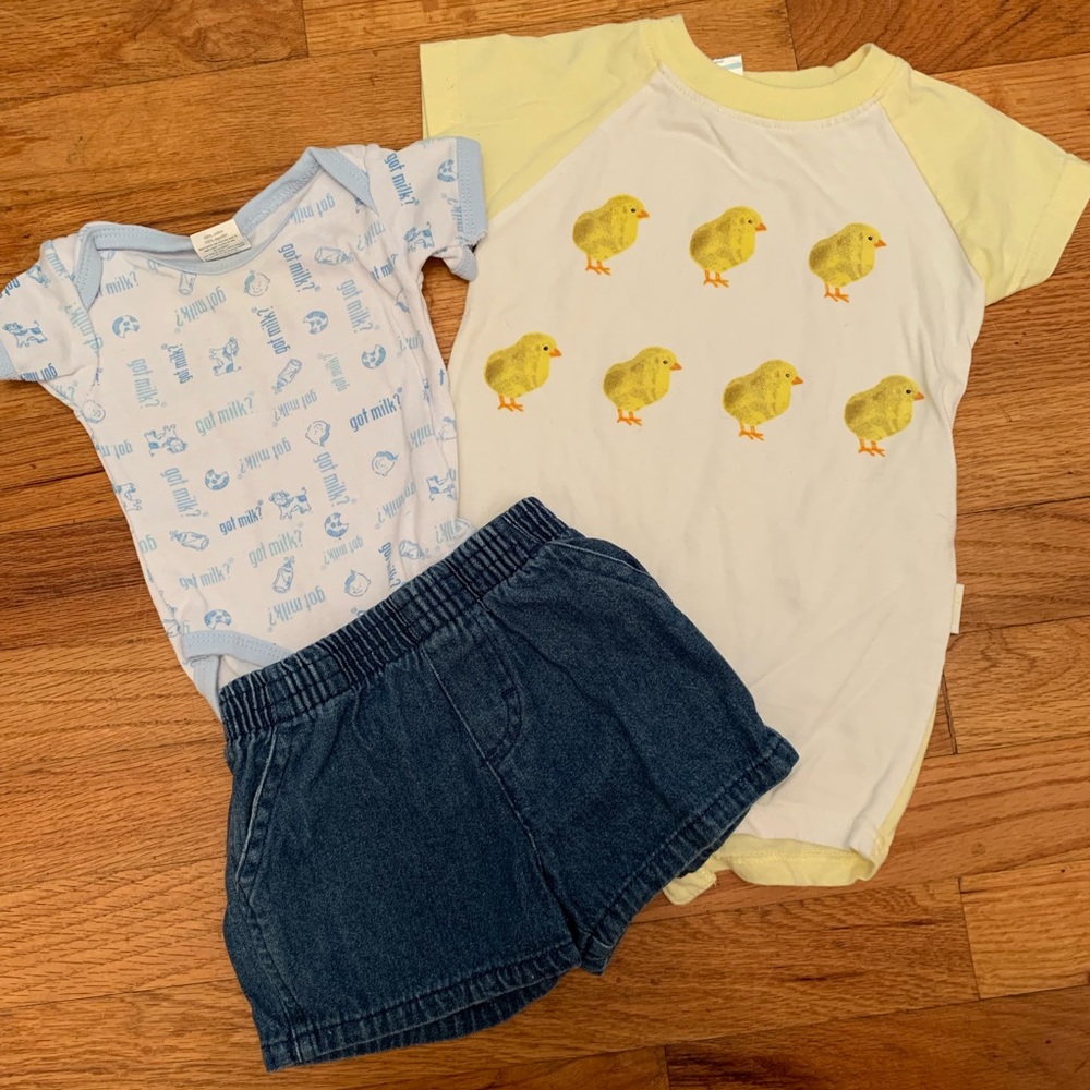 Vintage Baby Bundle | 3-6 months 3pcs multiple brands